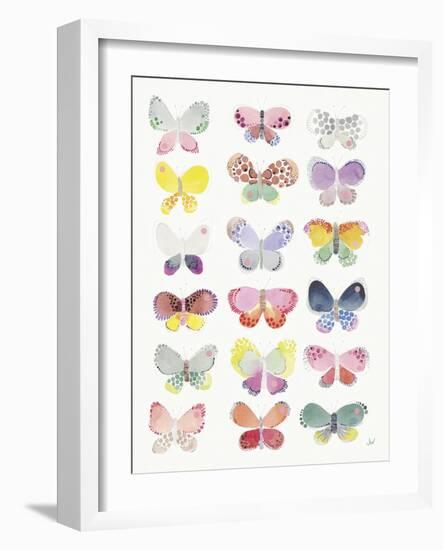 Butterfly Kaleidoscope-Joelle Wehkamp-Framed Art Print