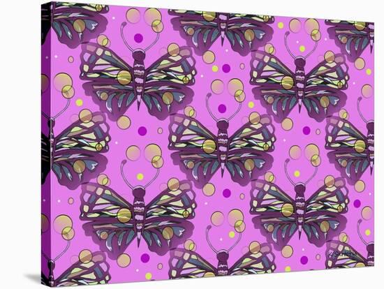 Butterfly Kisses-Sartoris ART-Stretched Canvas