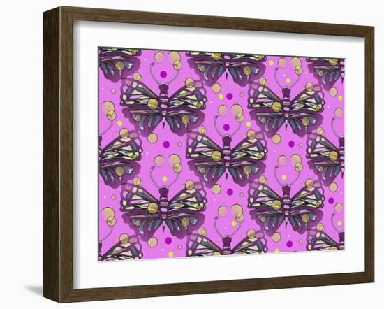 Butterfly Kisses-Sartoris ART-Framed Giclee Print