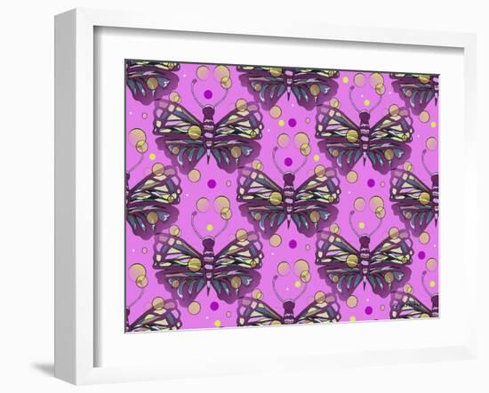 Butterfly Kisses-Sartoris ART-Framed Giclee Print