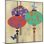 Butterfly Lanterns-Andrew Michaels-Mounted Art Print