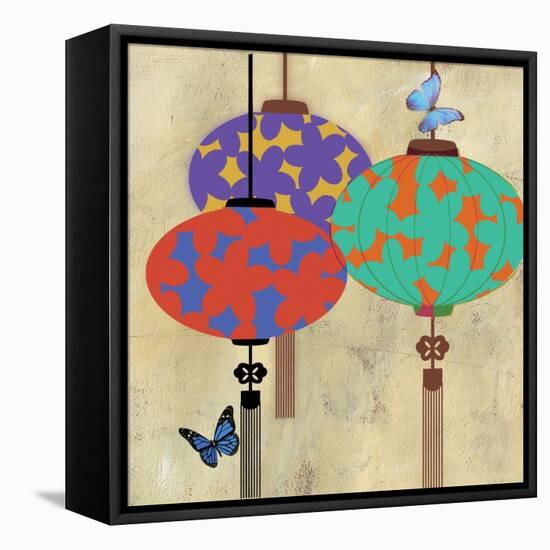 Butterfly Lanterns-Andrew Michaels-Framed Stretched Canvas