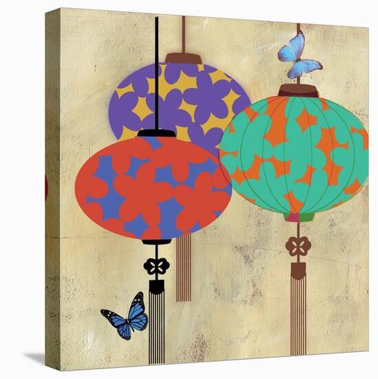 Butterfly Lanterns-Andrew Michaels-Stretched Canvas