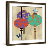 Butterfly Lanterns-Andrew Michaels-Framed Art Print