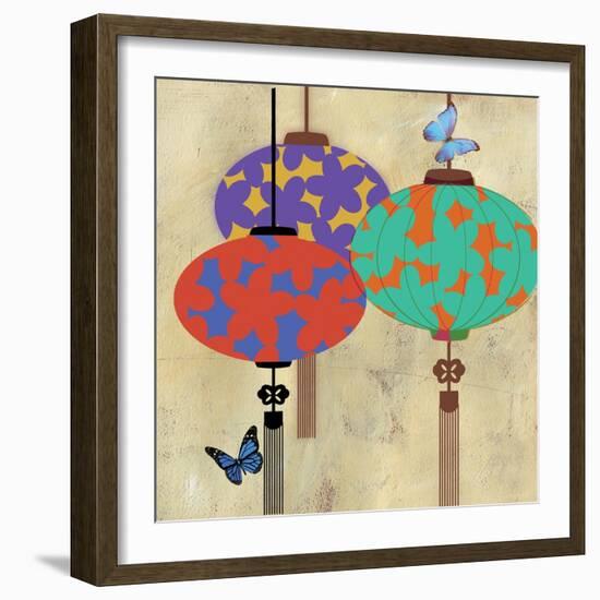 Butterfly Lanterns-Andrew Michaels-Framed Art Print