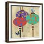 Butterfly Lanterns-Andrew Michaels-Framed Art Print