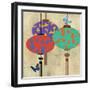 Butterfly Lanterns-Andrew Michaels-Framed Art Print