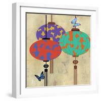 Butterfly Lanterns-Andrew Michaels-Framed Art Print