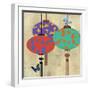 Butterfly Lanterns-Andrew Michaels-Framed Art Print