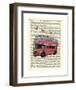 Butterfly London Bus-Marion Mcconaghie-Framed Art Print