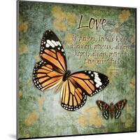 Butterfly Love-Carole Stevens-Mounted Art Print