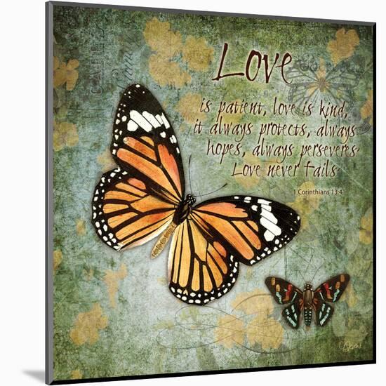 Butterfly Love-Carole Stevens-Mounted Art Print