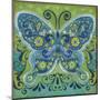 Butterfly Mosaic-Anna Polanski-Mounted Art Print