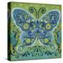 Butterfly Mosaic-Anna Polanski-Stretched Canvas
