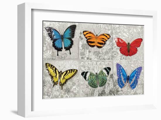 Butterfly Mural-Alan Hopfensperger-Framed Art Print