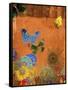 Butterfly Panorama Triptych I-Sisa Jasper-Framed Stretched Canvas