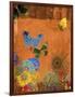 Butterfly Panorama Triptych I-Sisa Jasper-Framed Art Print