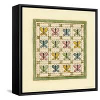 Butterfly Patchwork-Robin Betterley-Framed Stretched Canvas