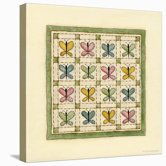 Butterfly Patchwork-Robin Betterley-Stretched Canvas