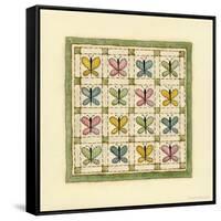 Butterfly Patchwork-Robin Betterley-Framed Stretched Canvas