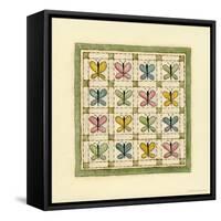 Butterfly Patchwork-Robin Betterley-Framed Stretched Canvas