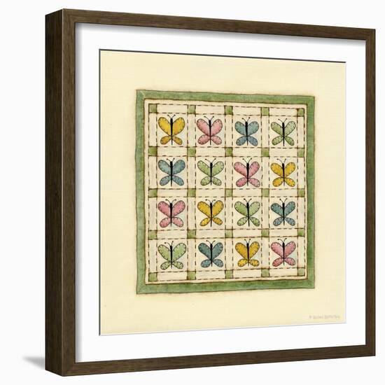 Butterfly Patchwork-Robin Betterley-Framed Giclee Print