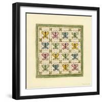 Butterfly Patchwork-Robin Betterley-Framed Giclee Print