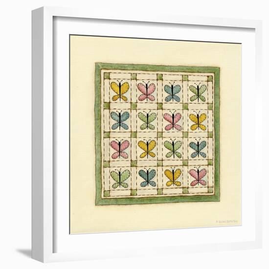 Butterfly Patchwork-Robin Betterley-Framed Giclee Print