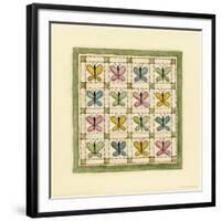 Butterfly Patchwork-Robin Betterley-Framed Giclee Print