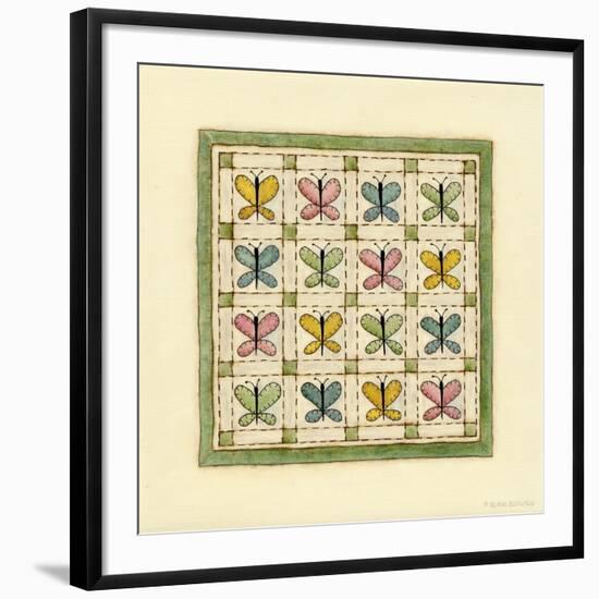 Butterfly Patchwork-Robin Betterley-Framed Giclee Print