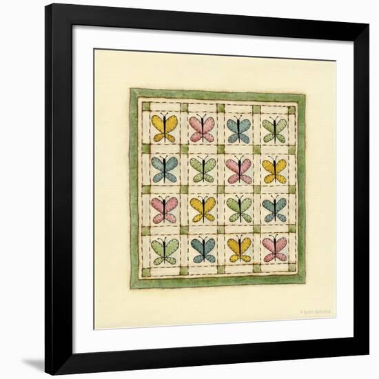 Butterfly Patchwork-Robin Betterley-Framed Giclee Print