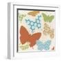 Butterfly Patterns II-June Erica Vess-Framed Art Print