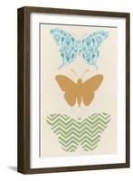 Butterfly Patterns IV-Erica J. Vess-Framed Art Print