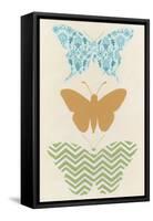 Butterfly Patterns IV-Erica J. Vess-Framed Stretched Canvas