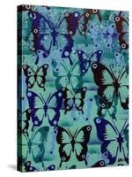 Butterfly Patterns-Abstract Graffiti-Stretched Canvas