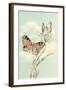 Butterfly People on Pussy Willows-null-Framed Art Print