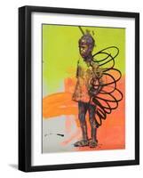 Butterfly people-Aaron Bevan-Bailey-Framed Giclee Print