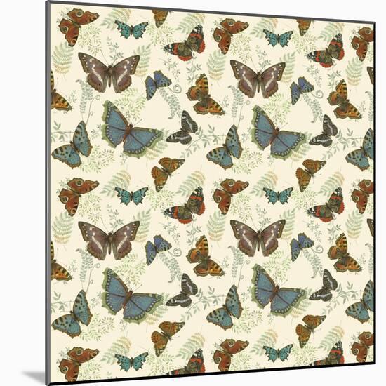 Butterfly Plate-Jean Plout-Mounted Giclee Print