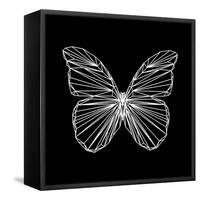 Butterfly Polygon-Lisa Kroll-Framed Stretched Canvas