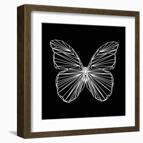 Butterfly Polygon-Lisa Kroll-Framed Art Print