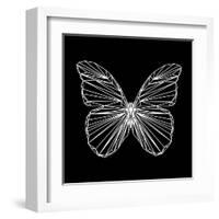 Butterfly Polygon-Lisa Kroll-Framed Art Print