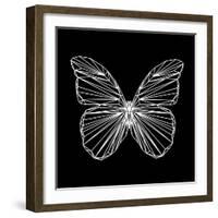 Butterfly Polygon-Lisa Kroll-Framed Art Print