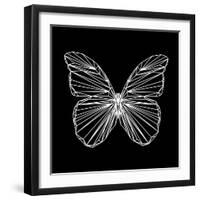 Butterfly Polygon-Lisa Kroll-Framed Art Print