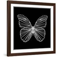 Butterfly Polygon-Lisa Kroll-Framed Art Print