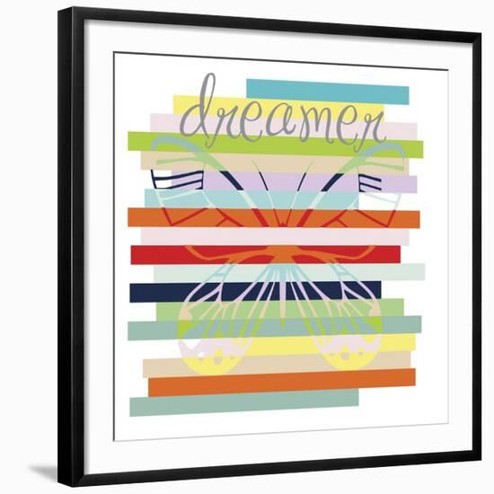 Butterfly Rainbow-Erin Clark-Framed Giclee Print
