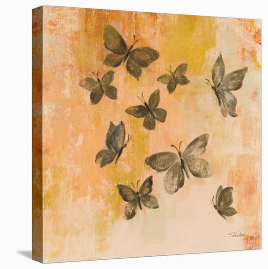 Butterfly Silhouettes II-Silvia Vassileva-Stretched Canvas