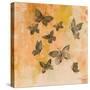 Butterfly Silhouettes II-Silvia Vassileva-Stretched Canvas
