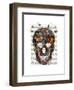Butterfly Skull-Fab Funky-Framed Art Print