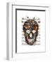 Butterfly Skull-Fab Funky-Framed Art Print