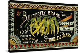 Butterfly Stringbeans Seed Packet-null-Stretched Canvas